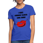 Women's T-Shirt Chronic Illness Awareness - royal blue