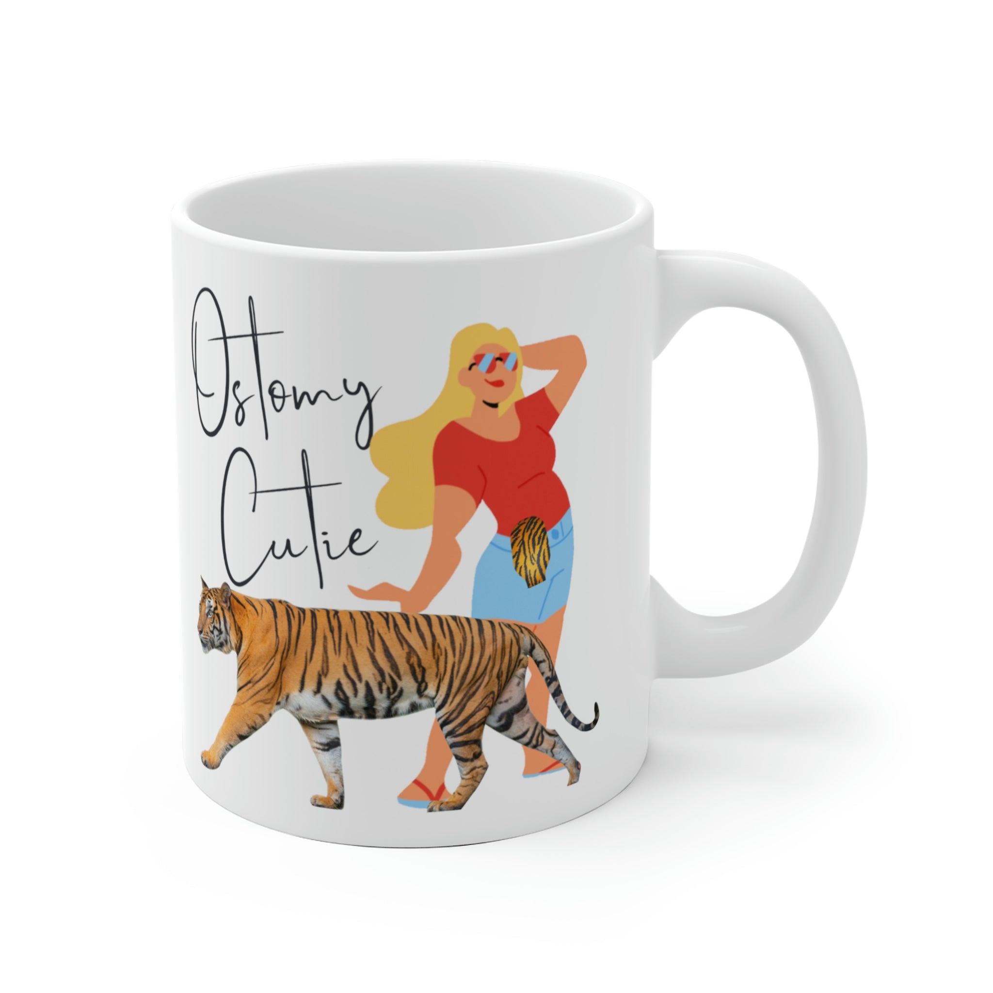 OSTOMY CUTIE White Ceramic Mug