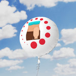 FEMALE OSTOMY BAG Mylar Helium Balloon (white)