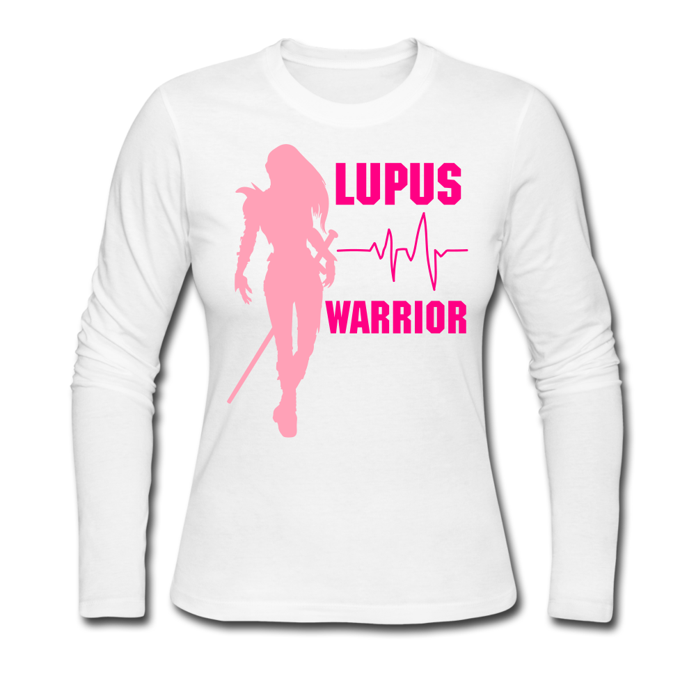 Women's Long Sleeve Jersey T-Shirt - white