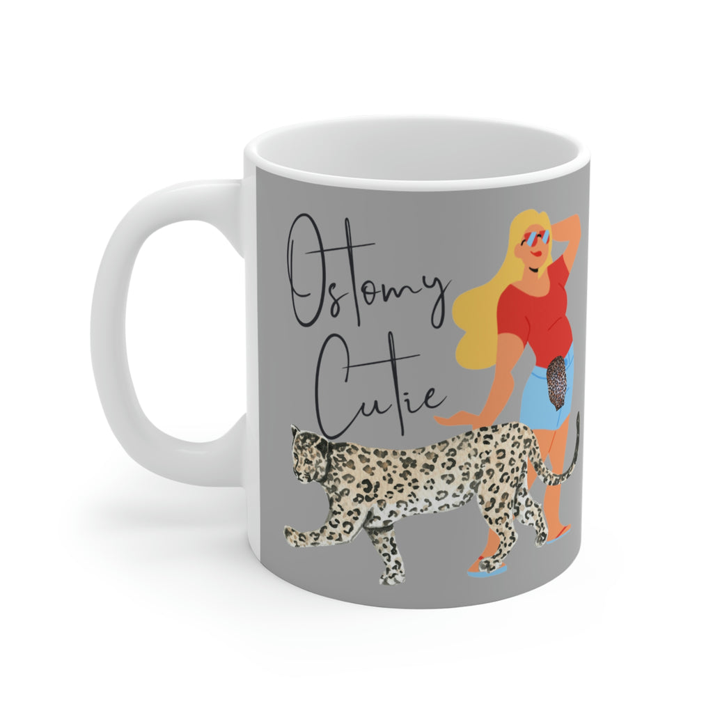 OSTOMY CUTIE White Ceramic Mug