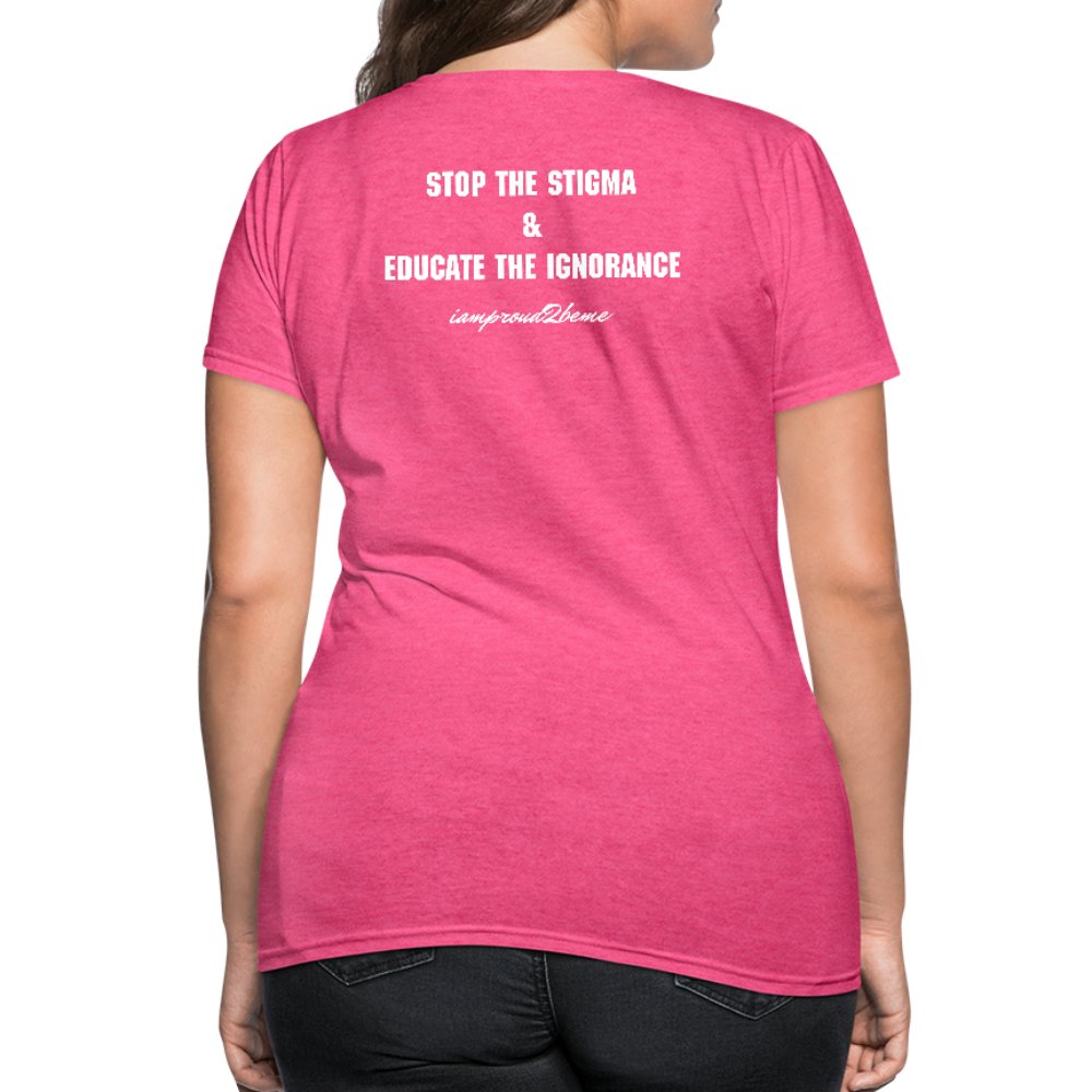 Women's T-Shirt Lupus Awareness - heather pink