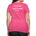 Women's T-Shirt Lupus Awareness - heather pink