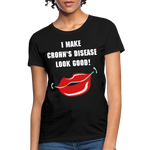 Women's T-Shirt Crohn's Disease Awareness - black