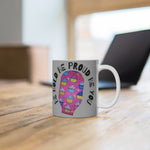 NORMAL IS BORING White Ceramic Mug