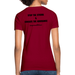 Women's T-Shirt Chronic Illness Awareness - dark red