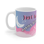 MAKIN' OSTOMIES LOOK GOOD White Ceramic Mug