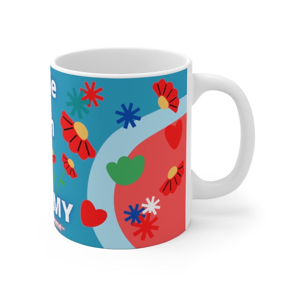 CUTIE WITH A OSTOMY White Ceramic Mug