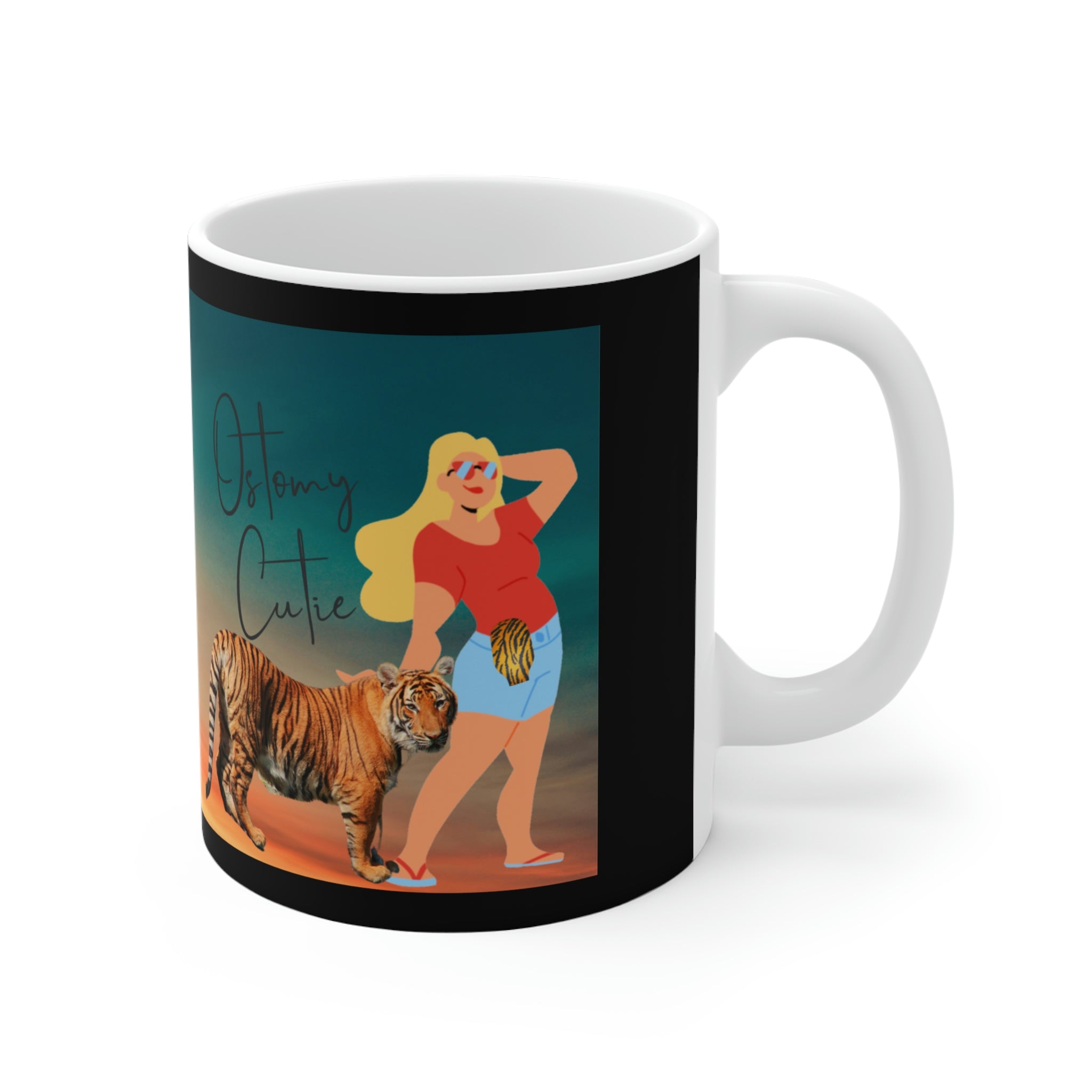 OSTOMY CUTIE White Ceramic Mug