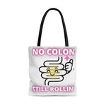 COLON STILL ROLLIN' Practical Tote Bag (purple)