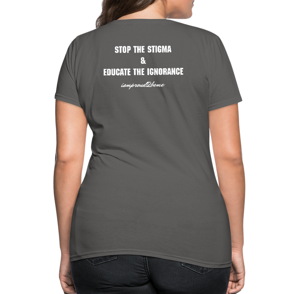 Women's T-Shirt Lupus Awareness - charcoal