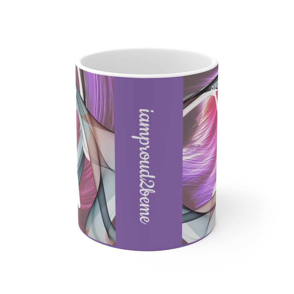 OSTOMY WARRIOR White Ceramic Mug (female)