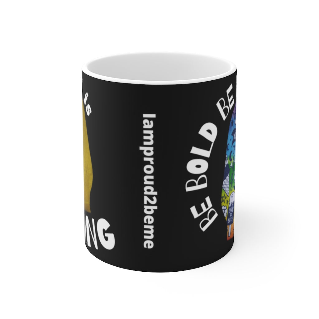 NORMAL IS BORING White Ceramic Mug