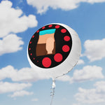 FEMALE OSTOMY BAG Mylar Helium Balloon (blk)