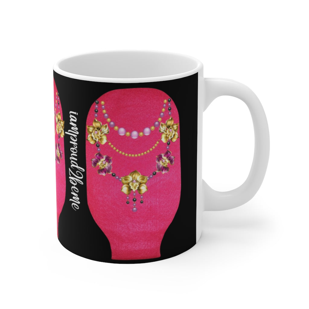 BAGGIN' IN STYLE White Ceramic Mug