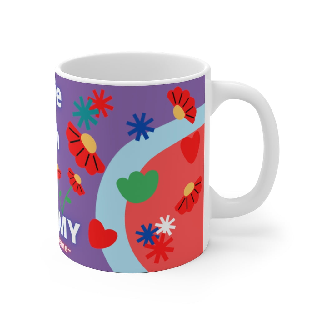 CUTIE WITH A OSTOMY White Ceramic Mug