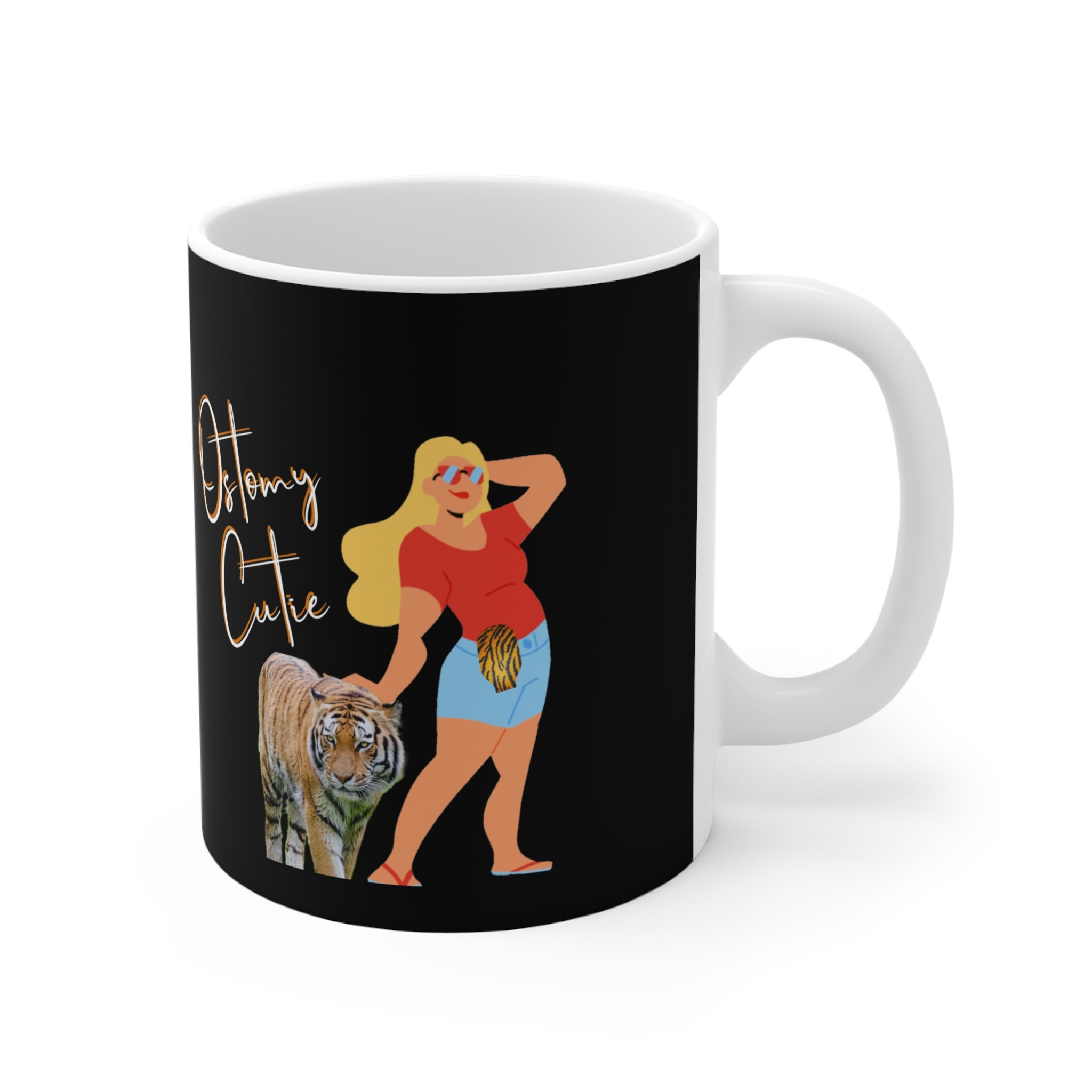 OSTOMY CUTIE White Ceramic Mug