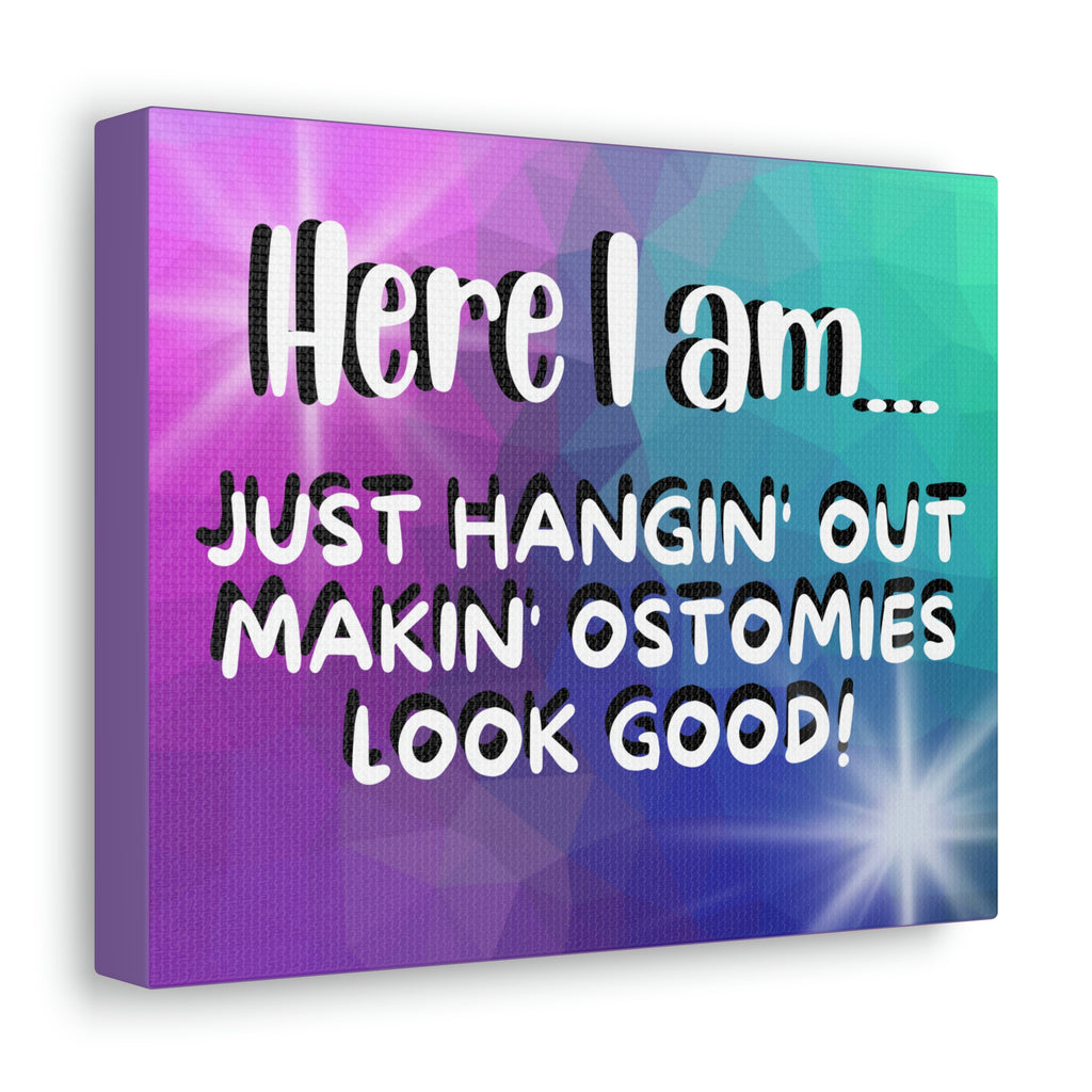 Makin' Ostomies Look Good (Canvas Gallery Wrap)