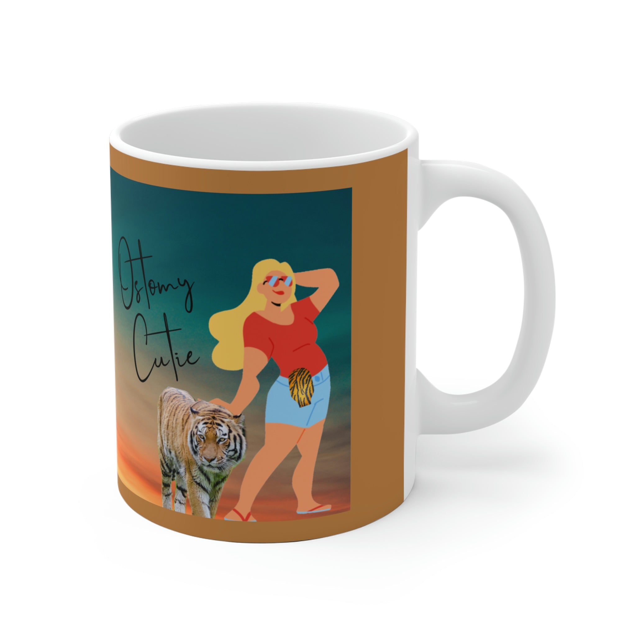 OSTOMY CUTIE White Ceramic Mug