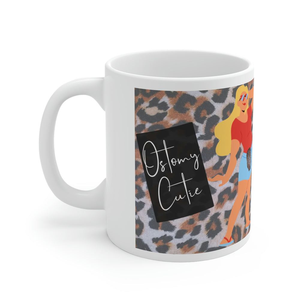 OSTOMY CUTIE White Ceramic Mug