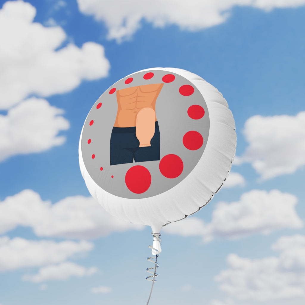 MALE OSTOMY BAG Mylar Helium Balloon