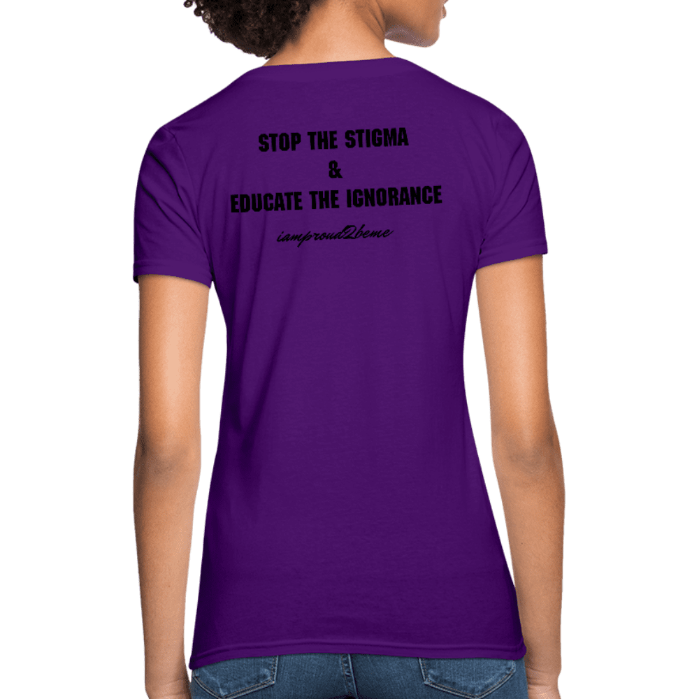 Women's T-Shirt Chronic Illness Awareness - purple