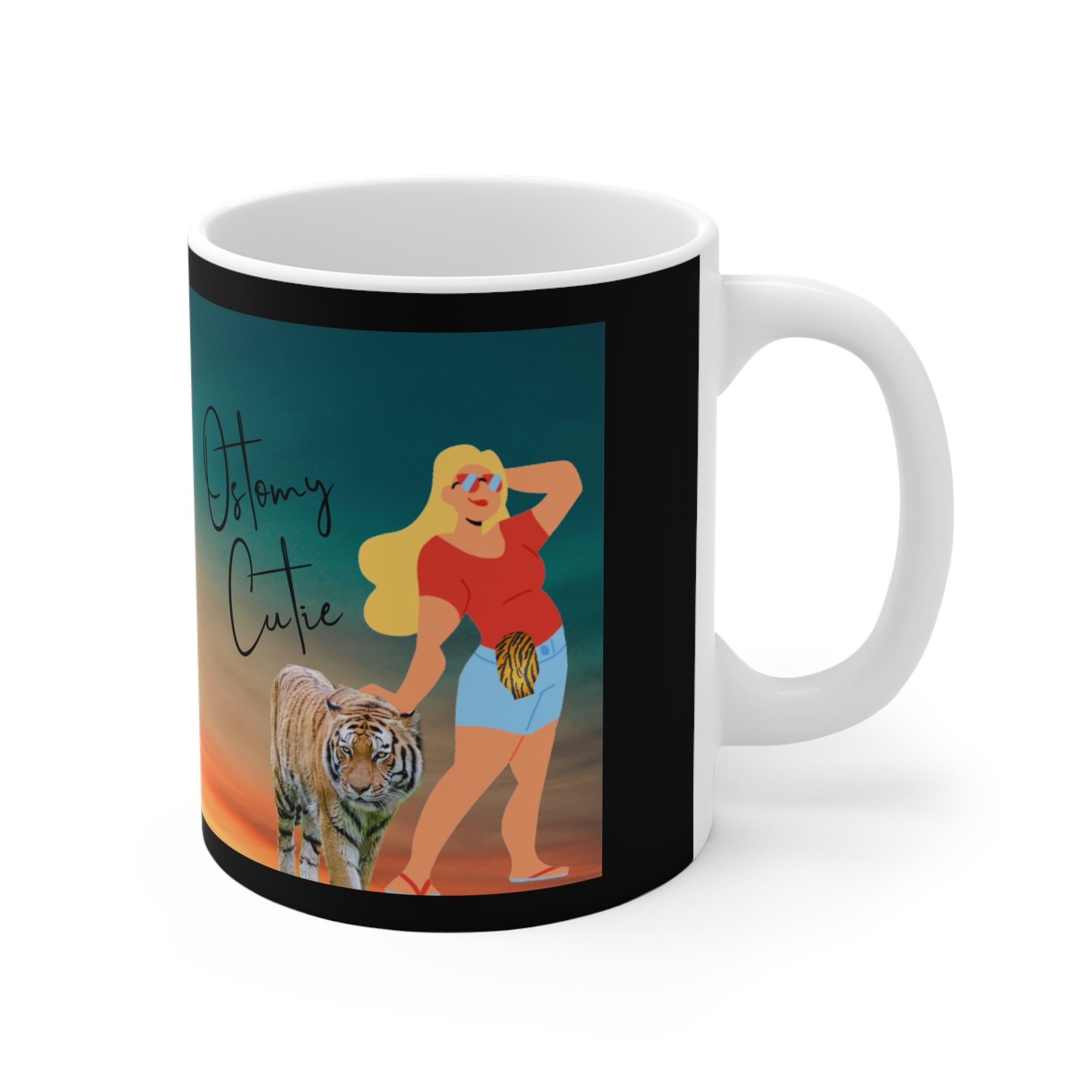 OSTOMY CUTIE White Ceramic Mug