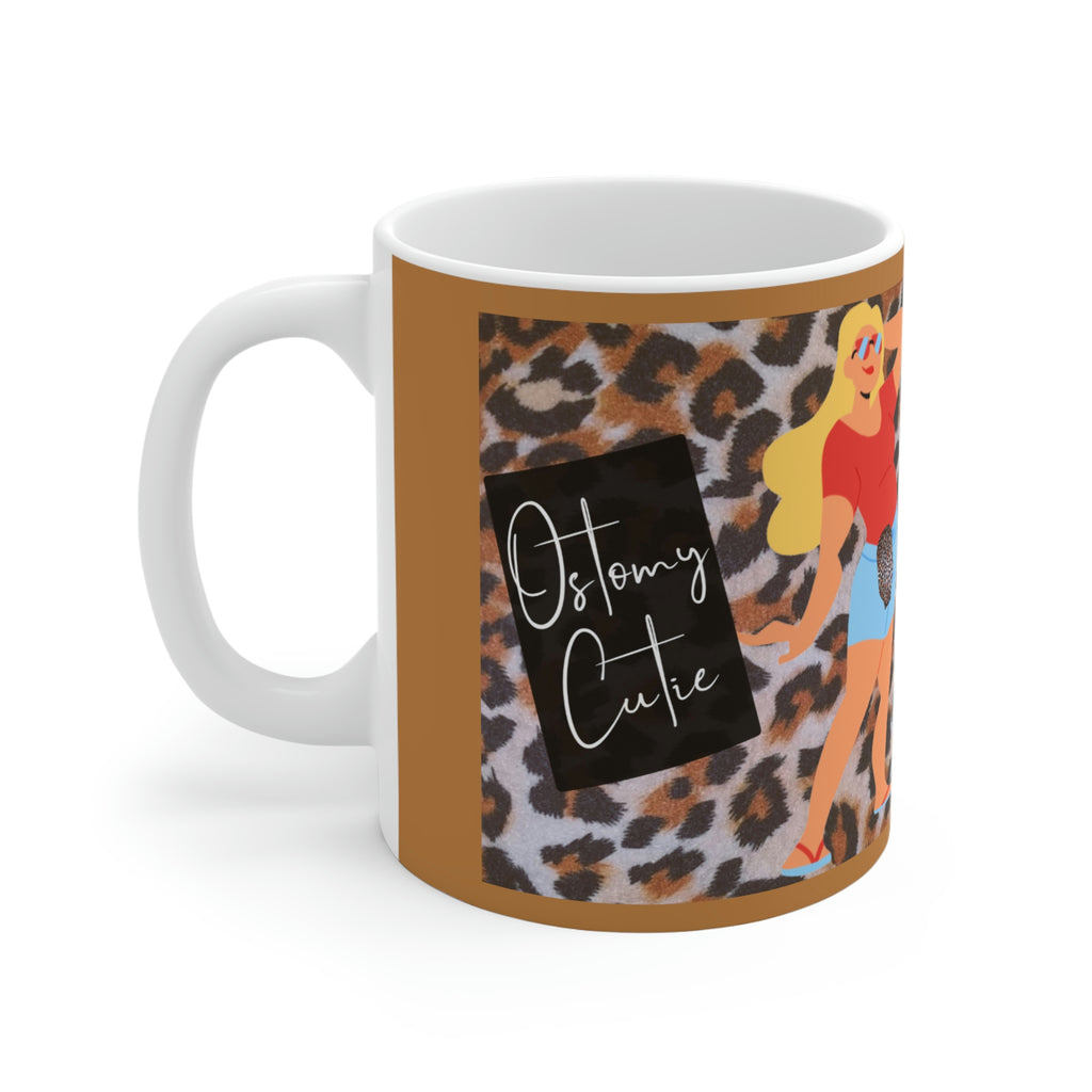OSTOMY CUTIE White Ceramic Mug