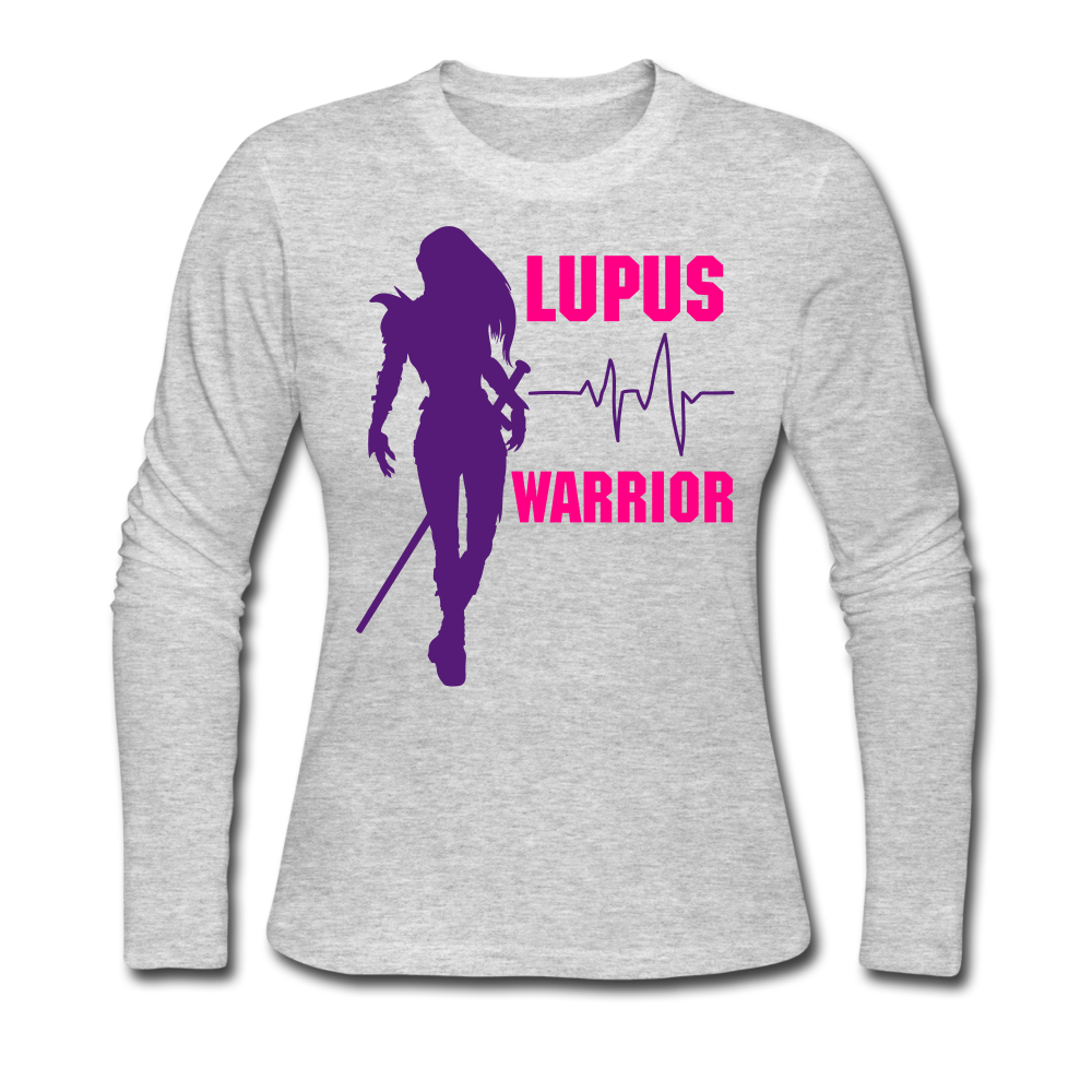 Women's Long Sleeve Jersey T-Shirt - gray