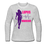 Women's Long Sleeve Jersey T-Shirt - gray