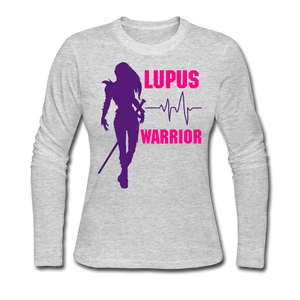Women's Long Sleeve Jersey T-Shirt - gray