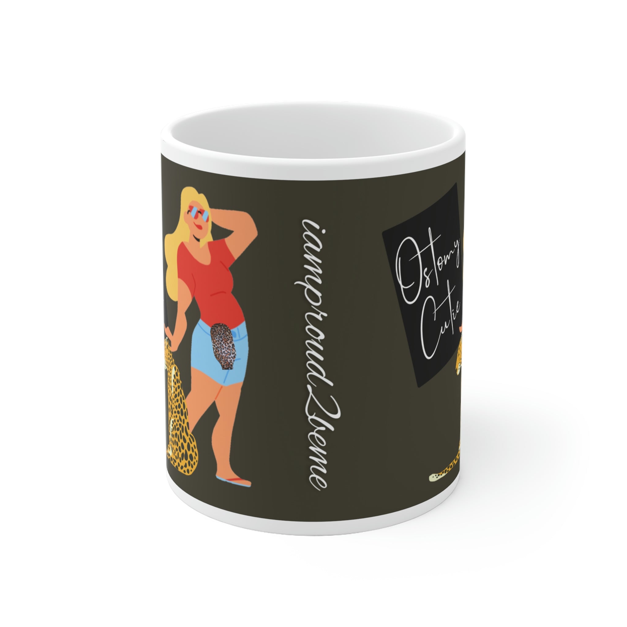 OSTOMY CUTIE White Ceramic Mug