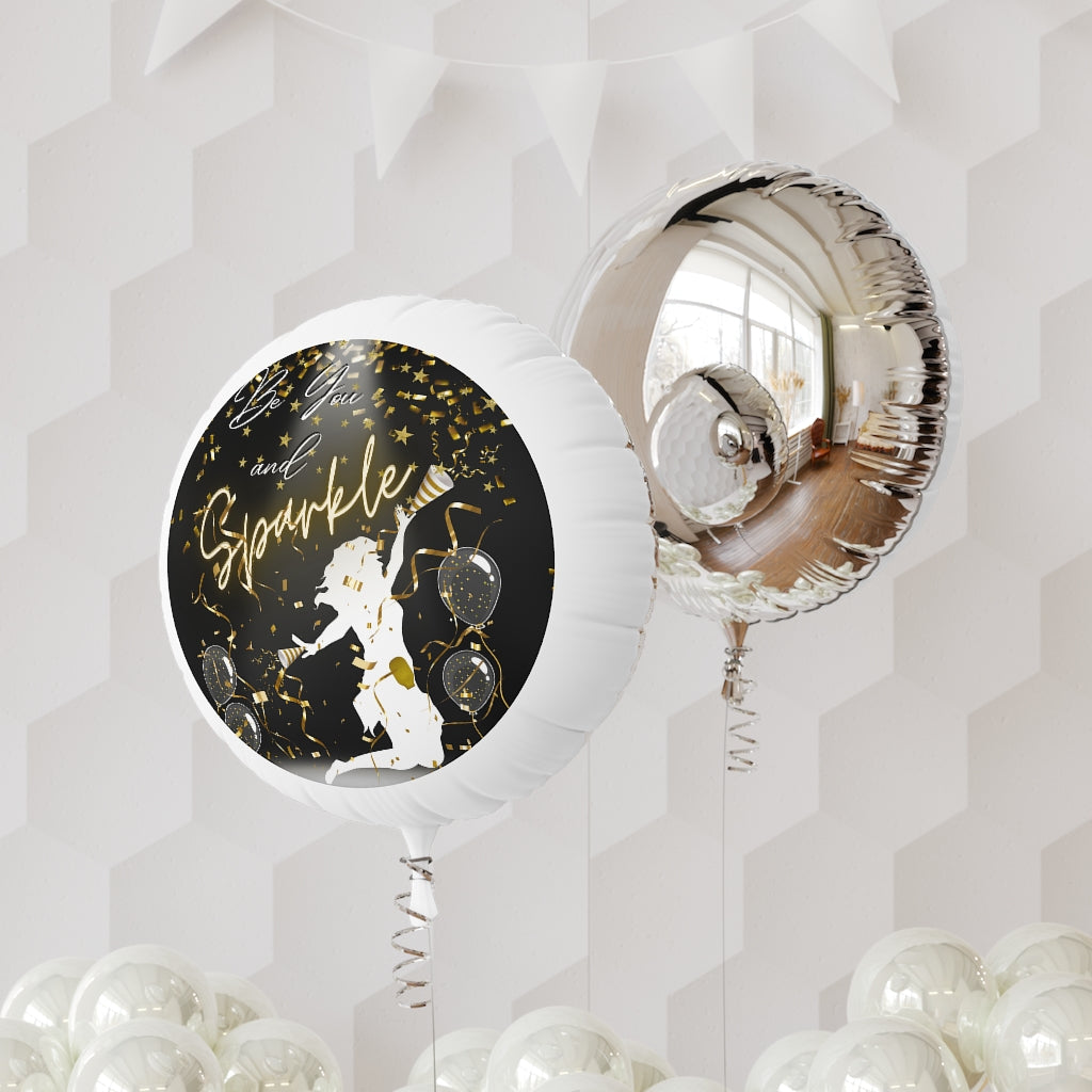 SPARKLE Mylar Helium Balloon