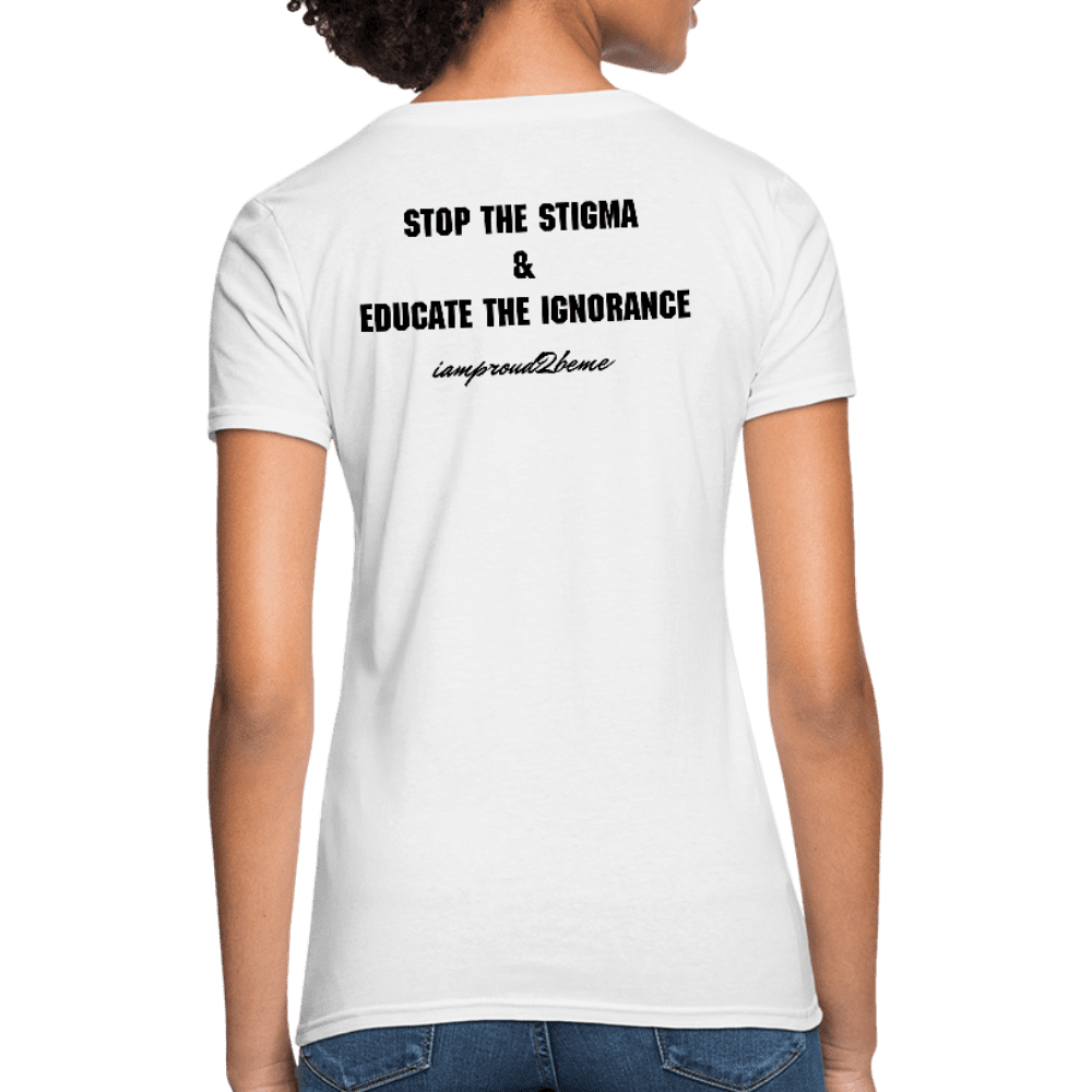 Women's T-Shirt Chronic Illness Awareness - white