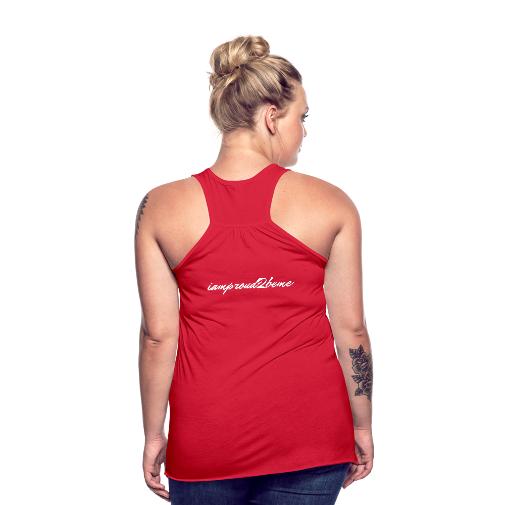 Women's Flowy Tank Top MIGRAINE HEADACHE - red