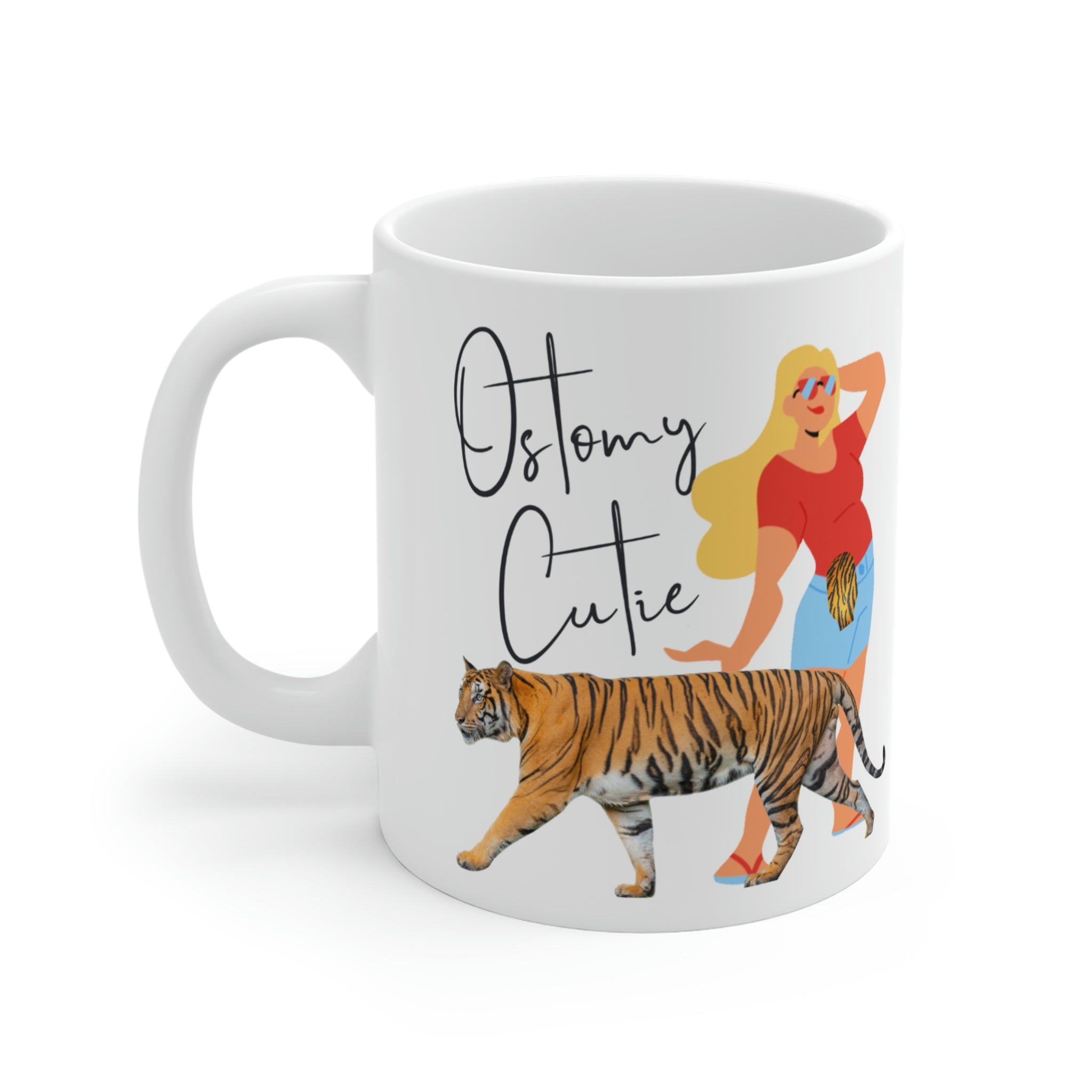 OSTOMY CUTIE White Ceramic Mug