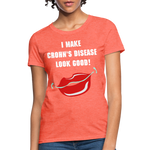 Women's T-Shirt Crohn's Disease Awareness - heather coral