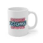 OSTOMATE White Ceramic Mug