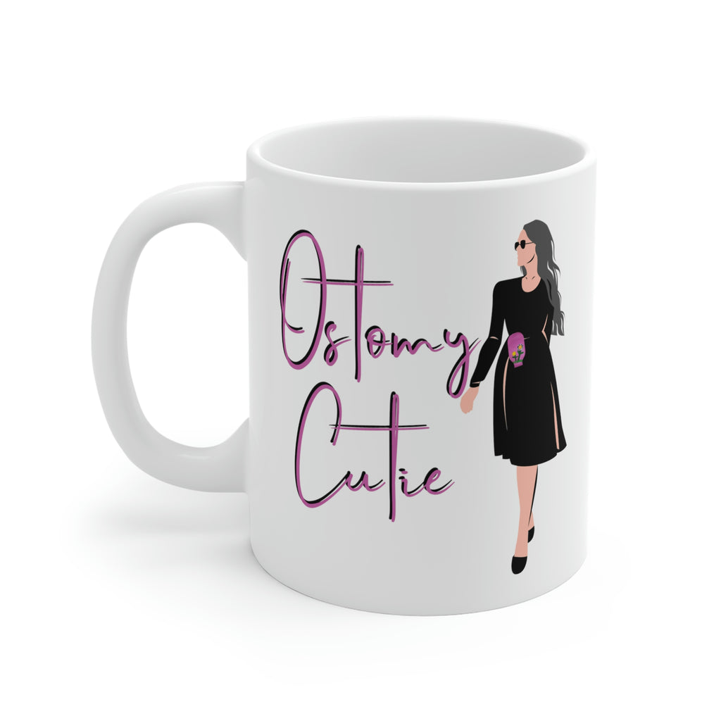 OSTOMY CUTIE White Ceramic Mug