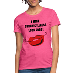 Women's T-Shirt Chronic Illness Awareness - heather pink