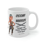 OSTOMY WARRIOR White Ceramic Mug