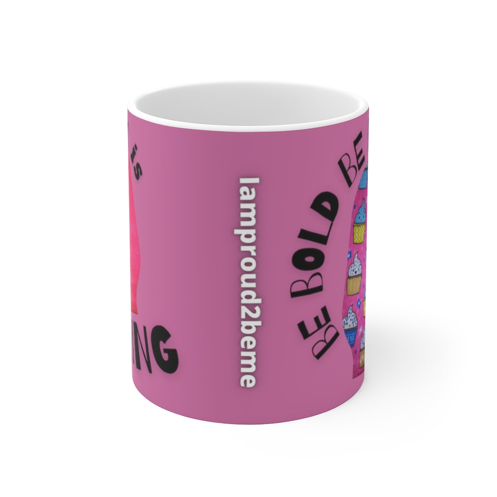 NORMAL IS BORING White Ceramic Mug