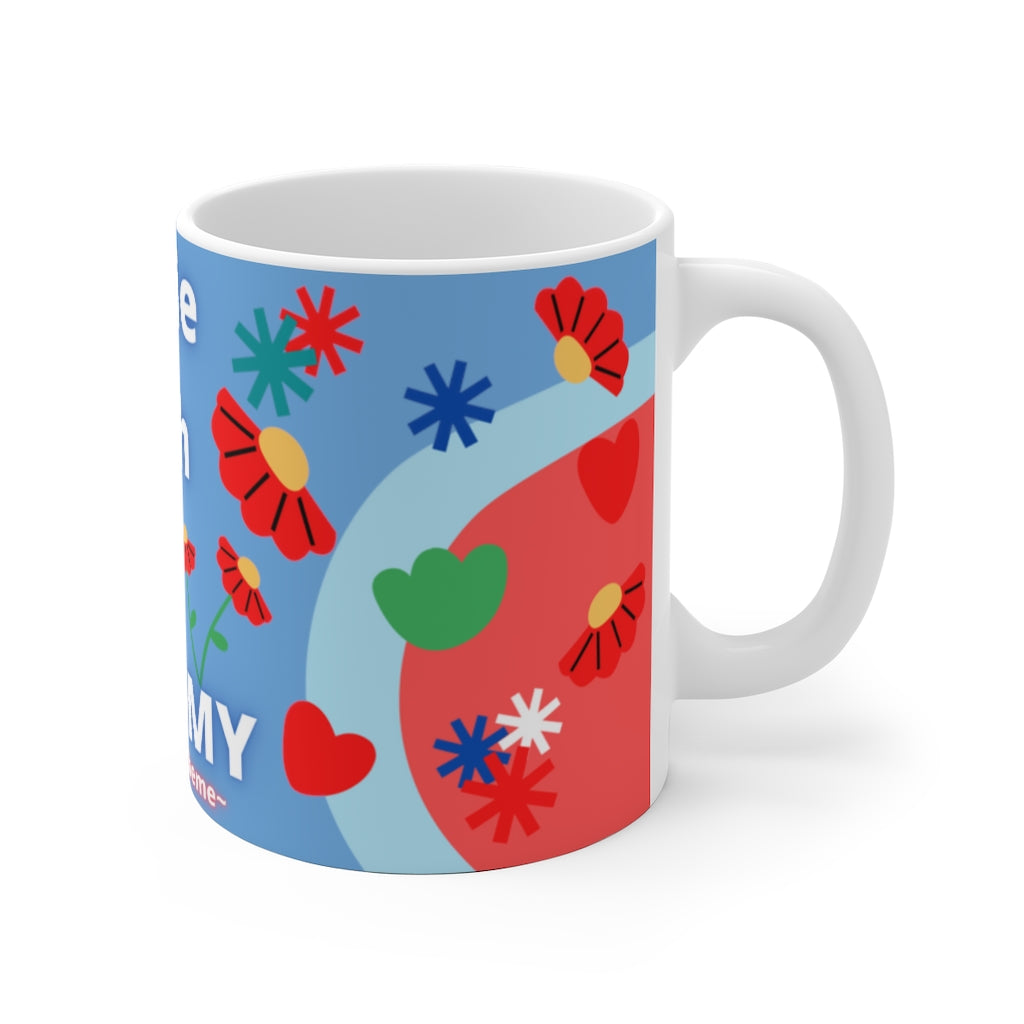 CUTIE WITH A OSTOMY White Ceramic Mug