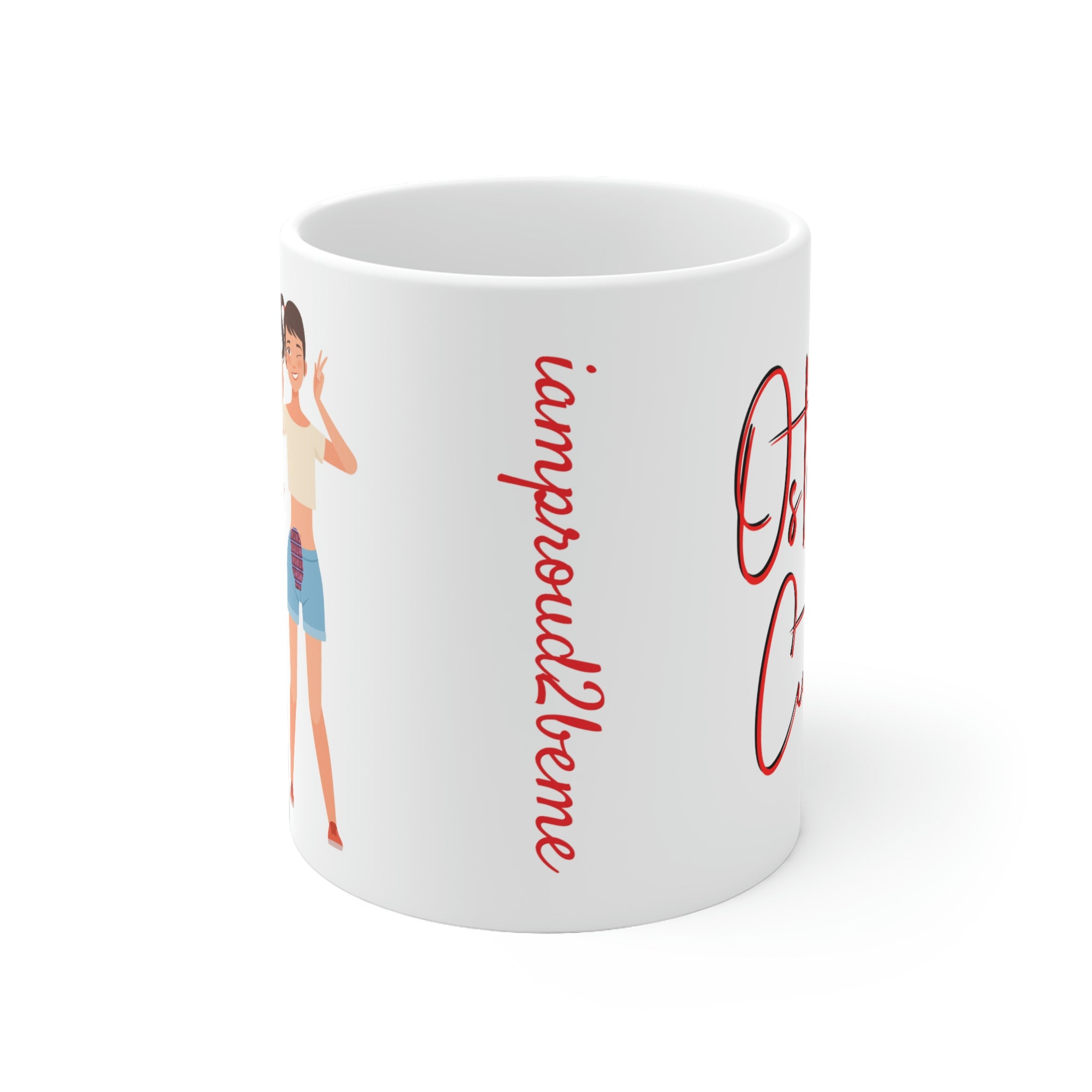 OSTOMY CUTIE White Ceramic Mug