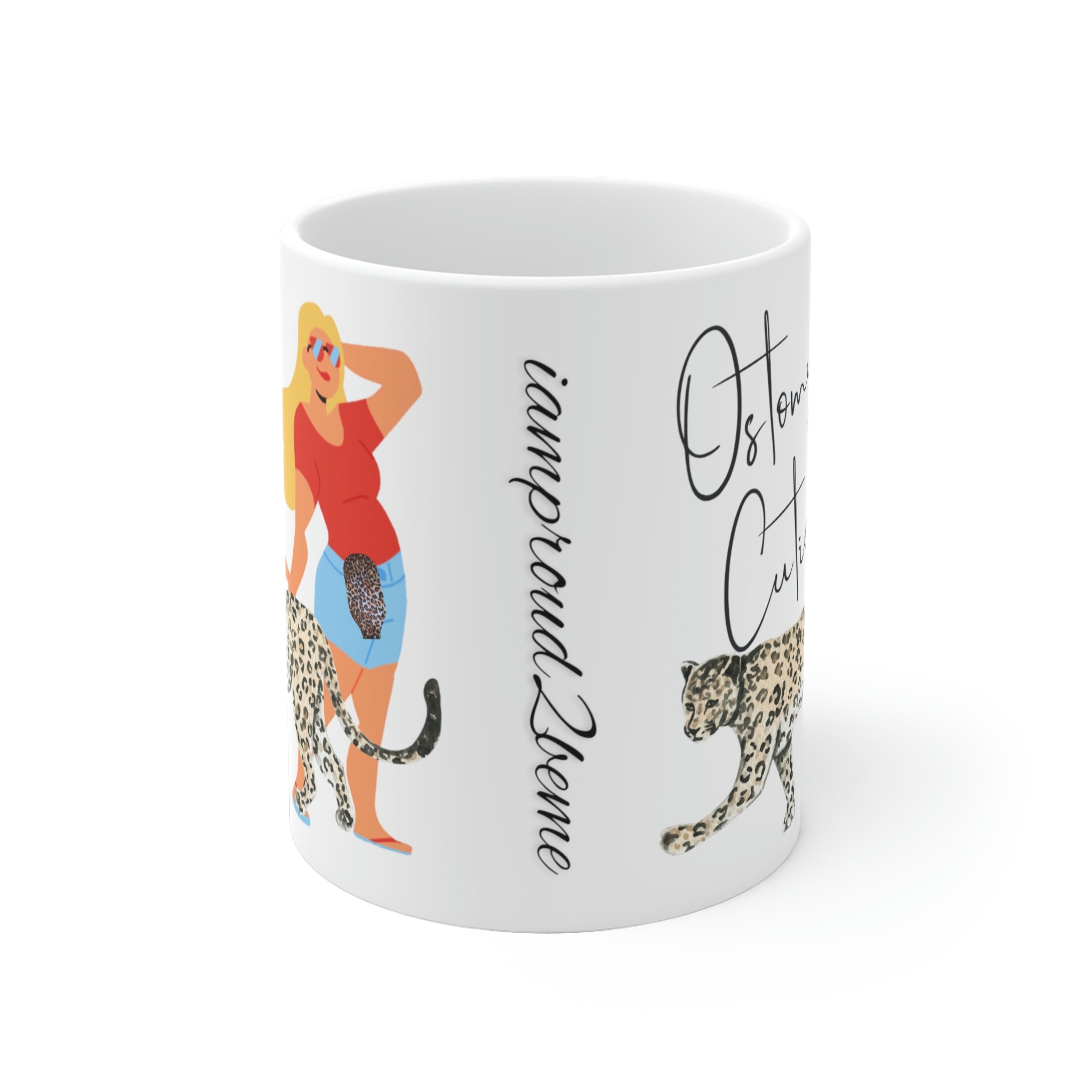 OSTOMY CUTIE White Ceramic Mug