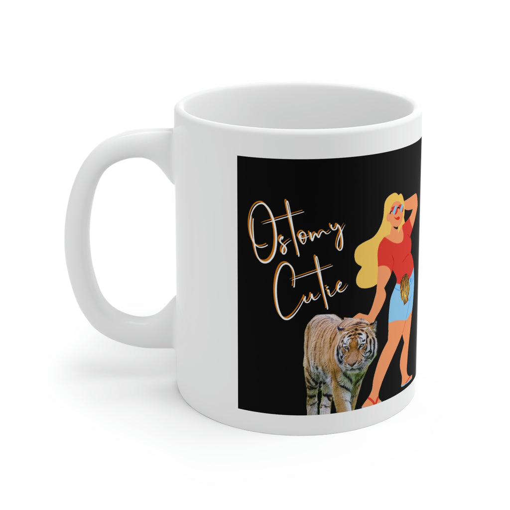 OSTOMY CUTIE White Ceramic Mug