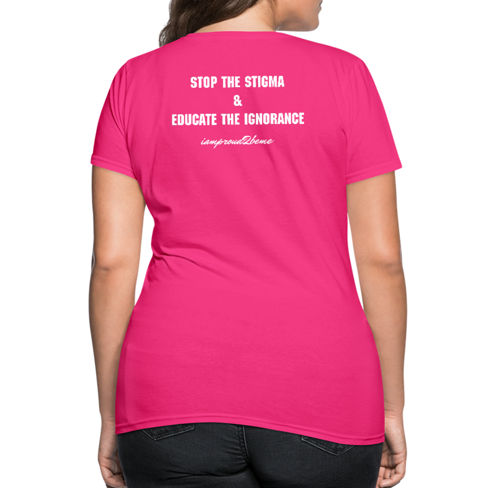 Women's T-Shirt Lupus Awareness - fuchsia