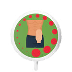 MALE OSTOMY BAG Mylar Helium Balloon (green)