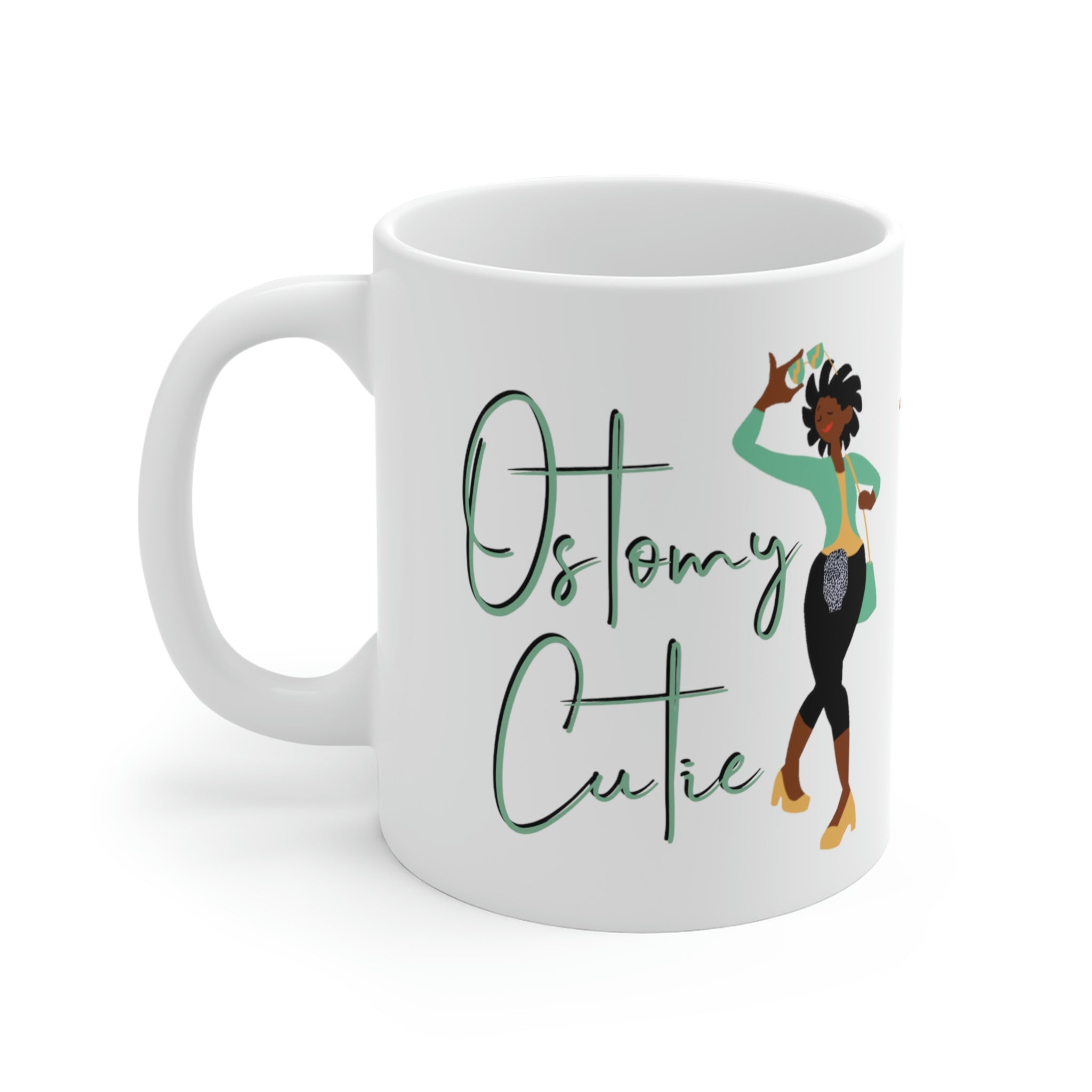 OSTOMY CUTIE White Ceramic Mug