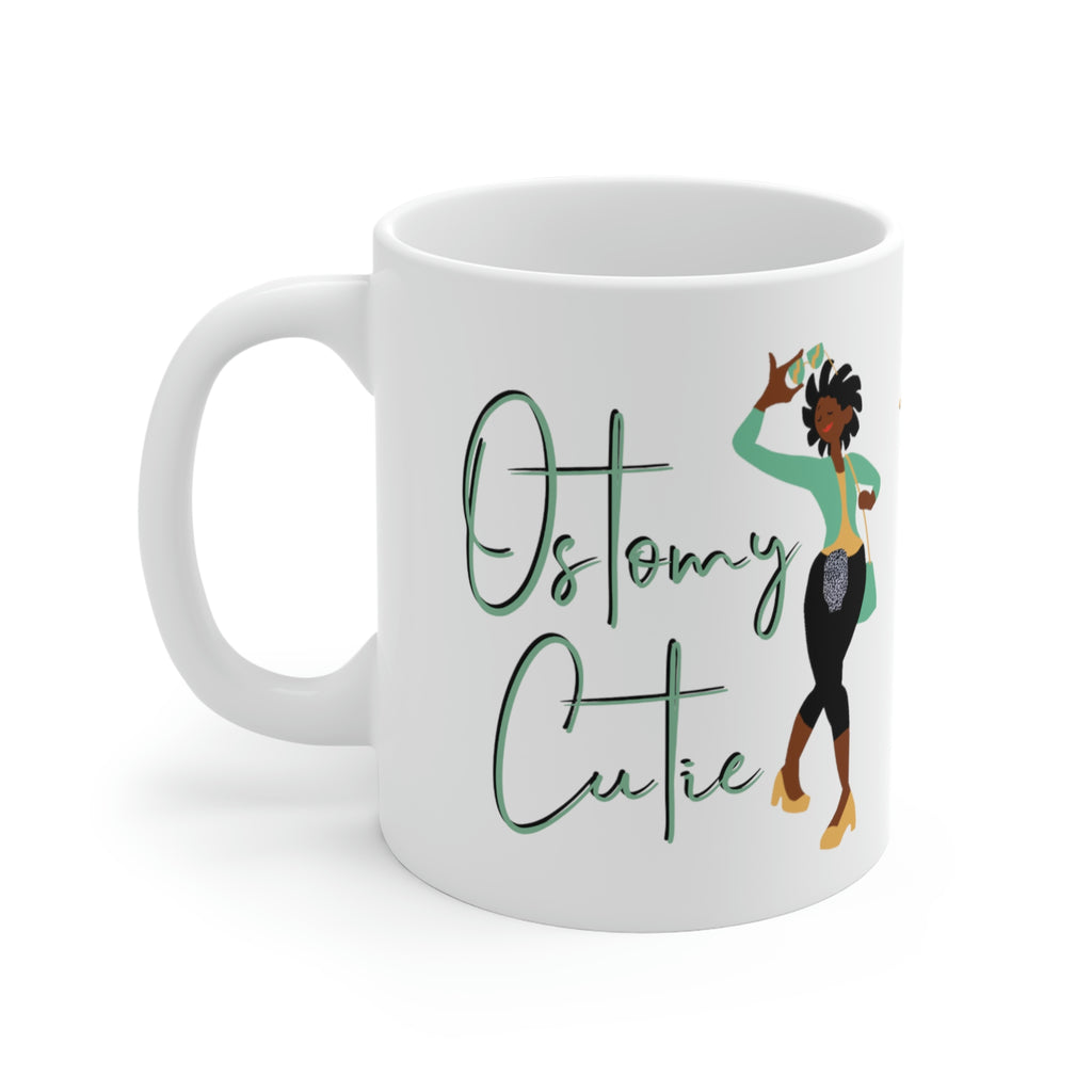 OSTOMY CUTIE White Ceramic Mug